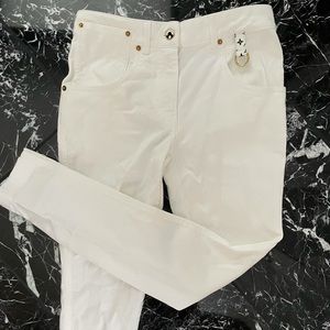 Louis Vuitton white jeans 36